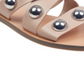 Marc Fisher Womens Bryte 2 Slip On Strappy Slide Sandals Beige Size 5 M