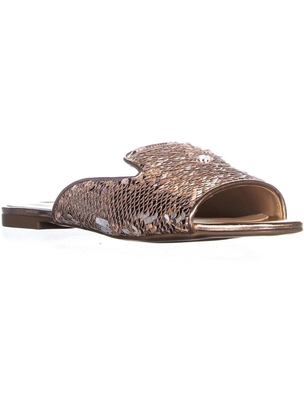 INC International Concepts Women's Mayla Open Toe Casual Slide Sandals Pink Size 6.5