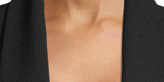 Anne Klein Women's 3/4 Sleeve Open Cardigan Party Top Black Size Small