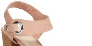 Bar III Women's Birdie2 Open Toe Casual Ankle Strap Sandals Blush Size 5 M