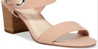 Bar III Women's Birdie2 Open Toe Casual Ankle Strap Sandals Blush Size 5 M