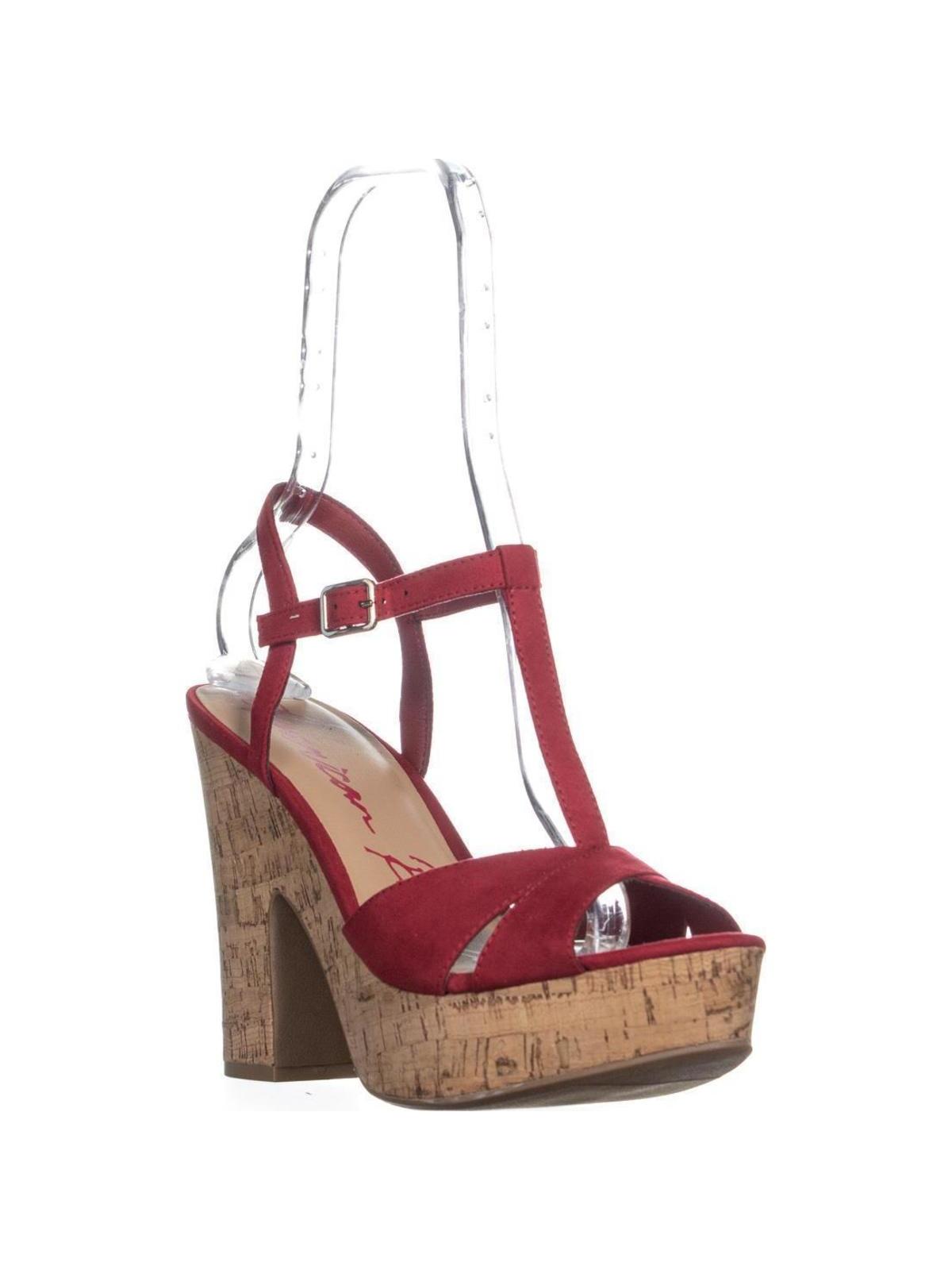 American Rag Women's amie1 Casual Platform Sandals Red Size 11 M