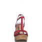 American Rag Women's amie1 Casual Platform Sandals Red Size 11 M