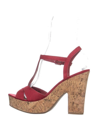 American Rag Women's amie1 Casual Platform Sandals Red Size 11 M