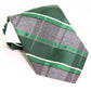 Van Heusen Men's One Plaid Skinny Slim Neck Tie Green Size Regular