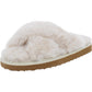 INC International Concepts Women's Yayla Slide on Slippers Ivory Size 11M