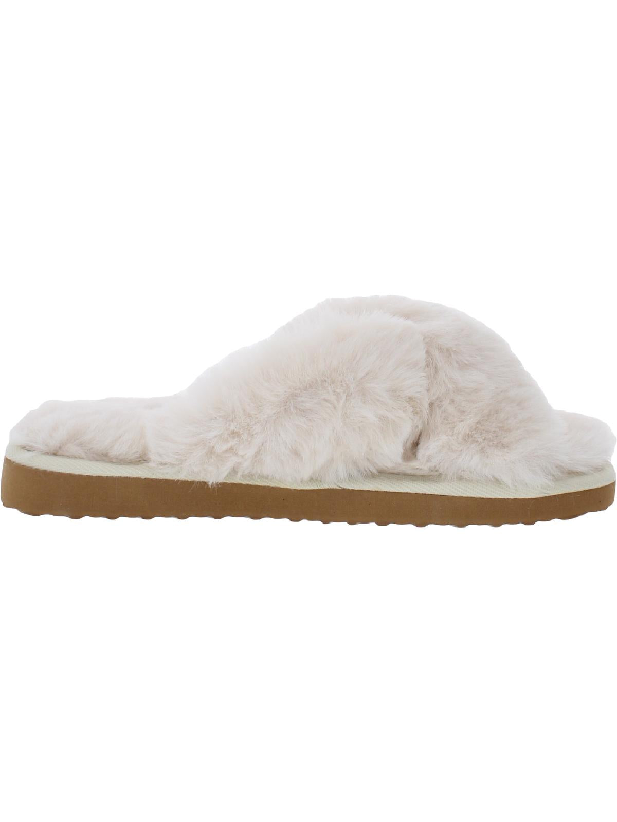INC International Concepts Women's Yayla Slide on Slippers Ivory Size 11M
