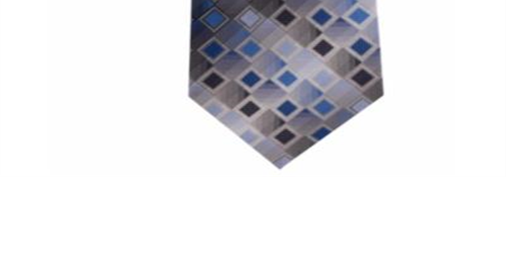 Van Heusen Men's Brent Geo Tie Navy  One Size