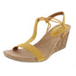 Style & Co. Women's Mulan Open Toe Casual Platform Sandals Yellow Size 10 M
