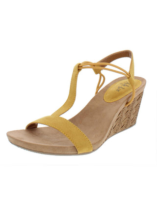 Style & Co. Women's Mulan Open Toe Casual Platform Sandals Yellow Size 10 M