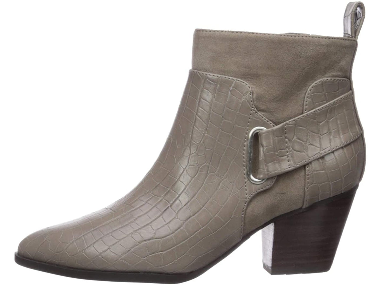 Bella Vita Women's Casual Stone Croc Embossed Elektra II Bootie Stone Size 11 M