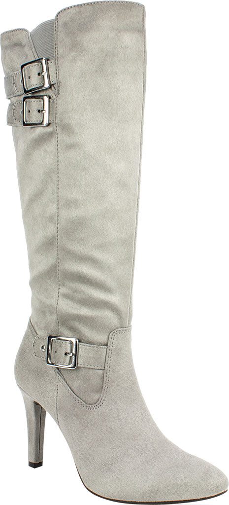 Rialto Women's  Cahoon Knee  Suedette Fabric White Size 9.5M