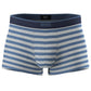 Hugo Boss Men's Striped Everyday Trunk Blue Size XL