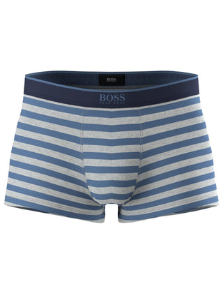 Hugo Boss Men's Striped Everyday Trunk Blue Size XL