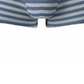 Hugo Boss Men's Striped Everyday Trunk Blue Size XL