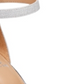 Material Girl Women's Blaire Two-Piece Dress Sandals Silver Glitter Size 9.5M