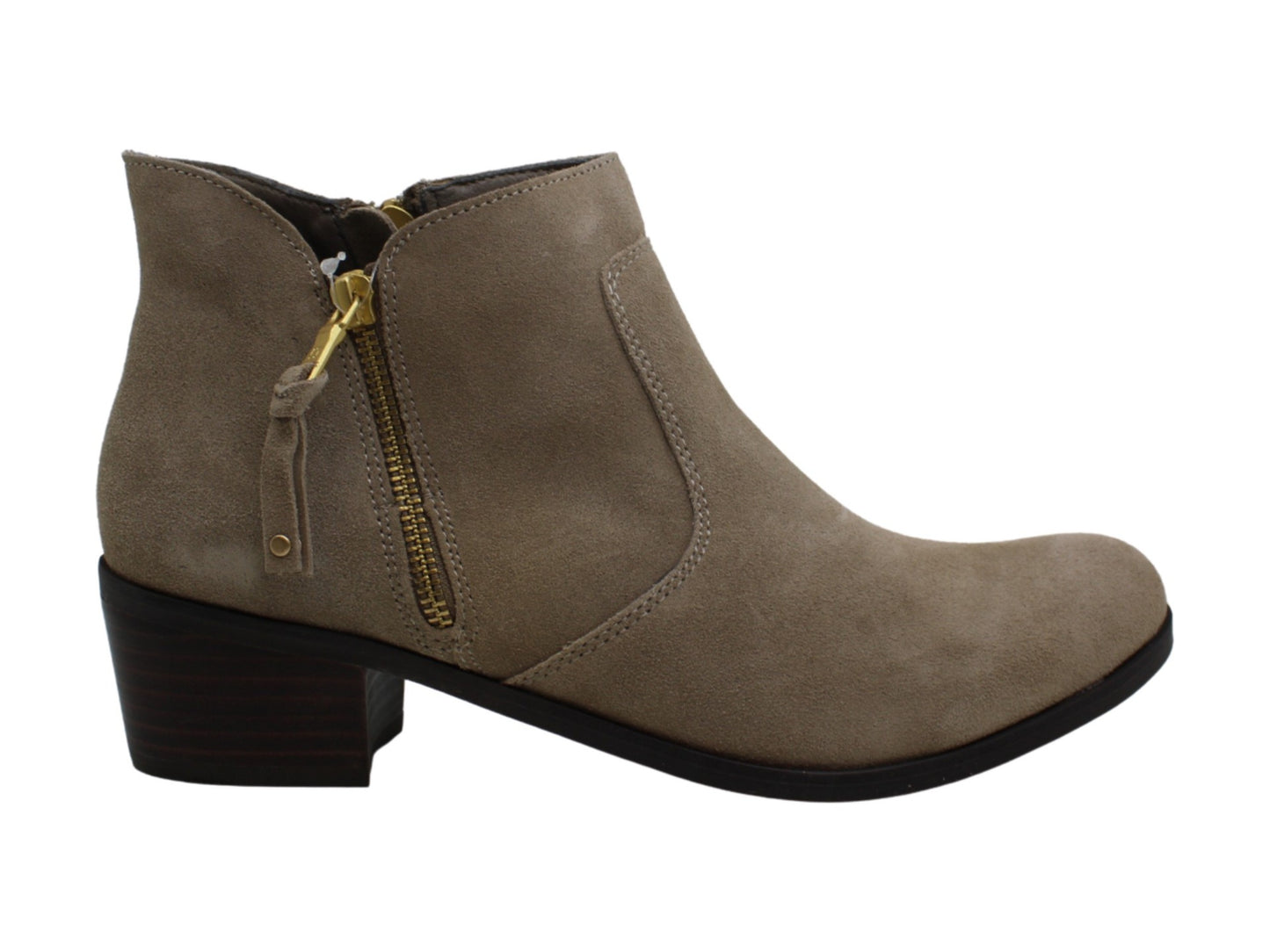 Bare Traps Women's Uriel Leather Closed Toe Ankle Fashion Boots BrownN Size 8 M