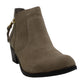 Bare Traps Women's Uriel Leather Closed Toe Ankle Fashion Boots BrownN Size 8 M
