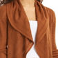 Style & Co Women's  Pointelle Cardigan  Roasted Spice Brown Size Small
