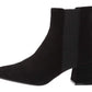 Kenneth Cole Reaction Women's  Kick Block-Heel Booties Black Size 5M