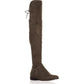 Marc Fisher Women's Humor 2 Fabric Almond Toe Over Knee Fashion Boots Brown Size 7 M