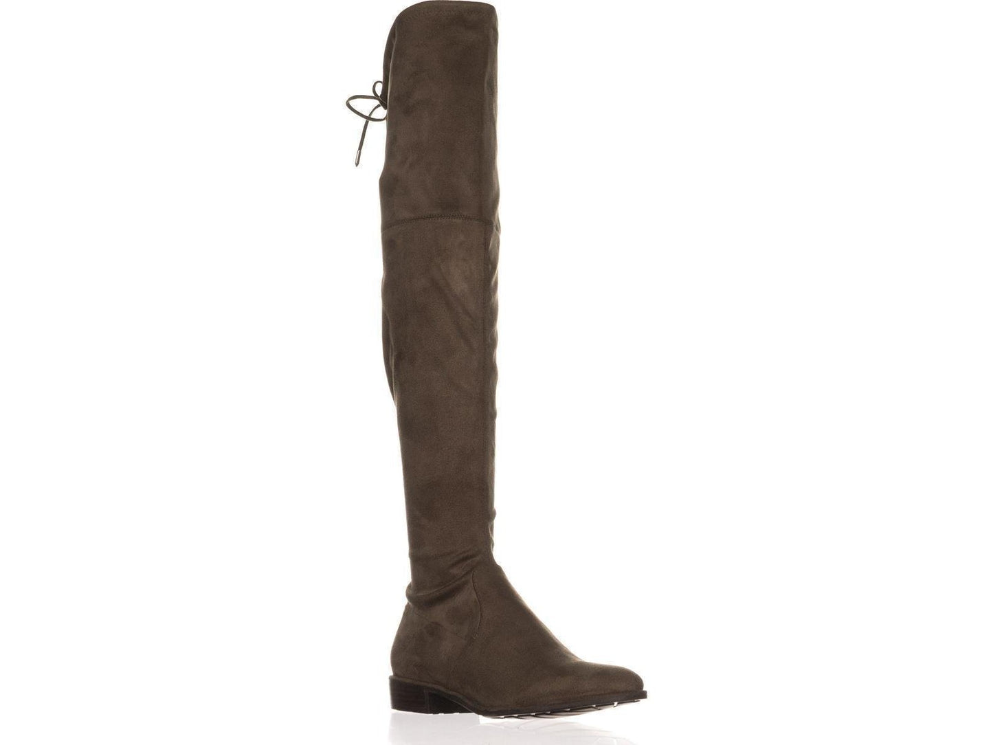 Marc Fisher Women's Humor 2 Fabric Almond Toe Over Knee Fashion Boots Brown Size 7 M