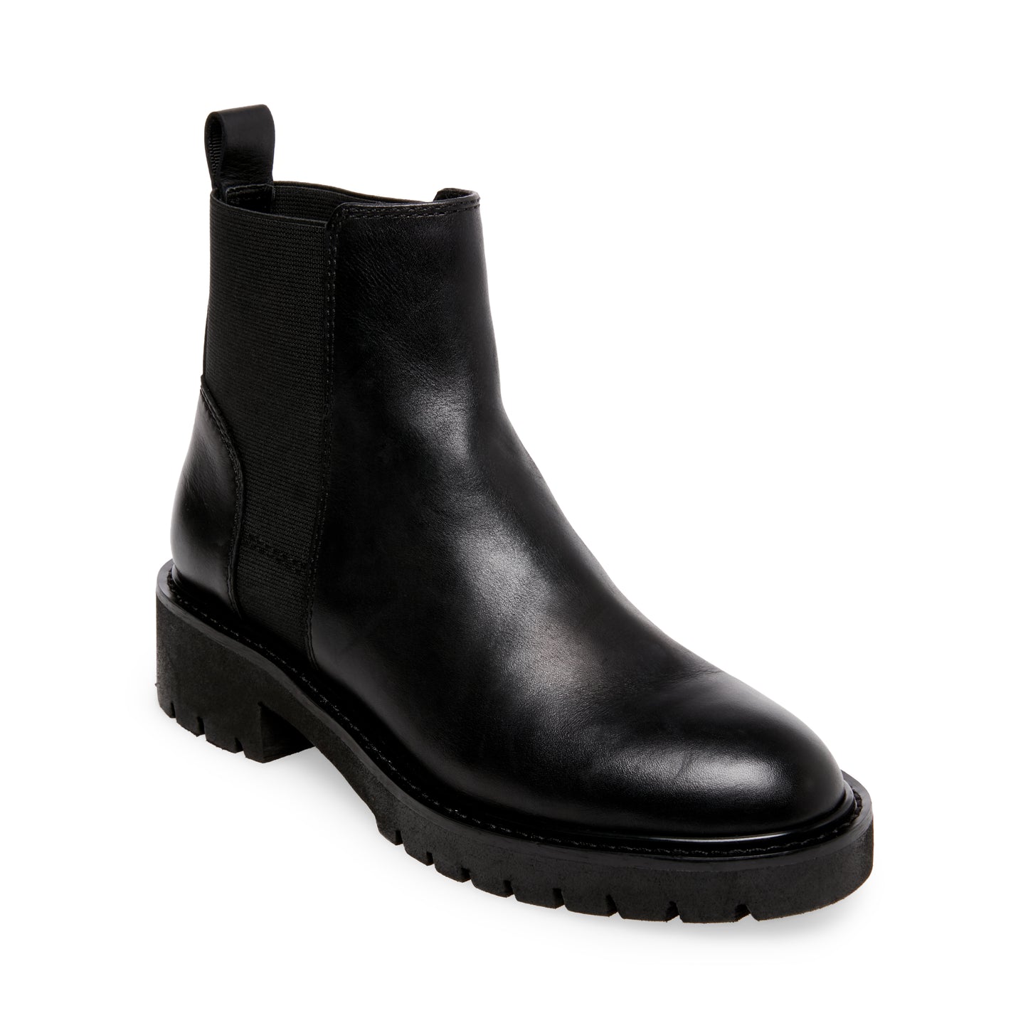 Steve Madden Women's Gliding Chelsea Bootie Black 8M