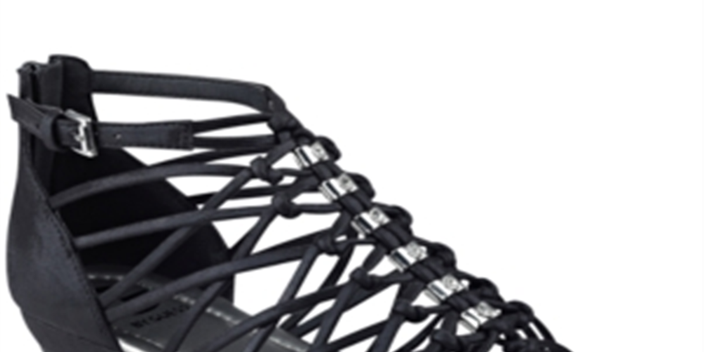 G by GUESS Women's Jonsie Strappy Flat Sandals Black 9.5M