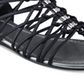 G by GUESS Women's Jonsie Strappy Flat Sandals Black 9.5M