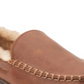 Weatherproof Vintage Men's Loafer Slippers Faux Leather Slip on Brown Size Large