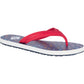 Sperry Women's Warf Thong Slip on Flip-Flops Red  Size 6 M