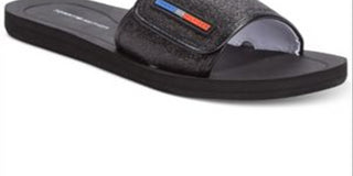 Tommy Hilfiger Women's Mysha3-X Open Toe Casual Slide Sandals Black- Size 10 M