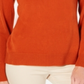 Karen Scott Women's Button Shoulder Sweater Orange Size XXL
