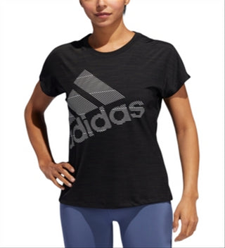 Adidas Women's Badge of Sport Tee Black Size X-Small