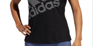 Adidas Women's Badge of Sport Tee Black Size X-Small