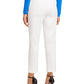 St. John Cropped Tapered Cotton-Stretch Pants White Size 8