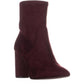 BCBGeneration Women's Ally Mid Calf Boots Burgandy Size 6.5 M