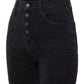 J Brand Womens Black Animal Print Skinny Pants 28