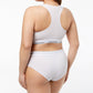 CALVIN KLEIN Intimates White Cotton Blend Elastic Band Everyday Hipster Plus Size  2XL
