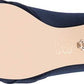 Nina Women's Chezare Metallic Peep Toe Evening Pumps Navy Size 6.5 M