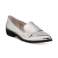 Bar III Women's Involve Pointed Toe Loafers Silver Size 5