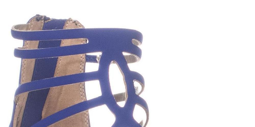 Material Girl Women's Pixie Fabric Peep Toe Classic Pumps BlueSize 9 M