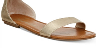 American Rag Women's Keley 2 Open Toe Casual Ankle Strap Sandals Platnium Size 6M