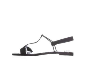 Style & Co Women's Kristee Open Toe Casual Slingback Sandals Black Size 6.5