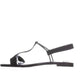 Style & Co Women's Kristee Open Toe Casual Slingback Sandals Black Size 6.5