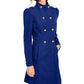 INC International Concepts Women's Double Breasted Coat Blue Size XX-Large