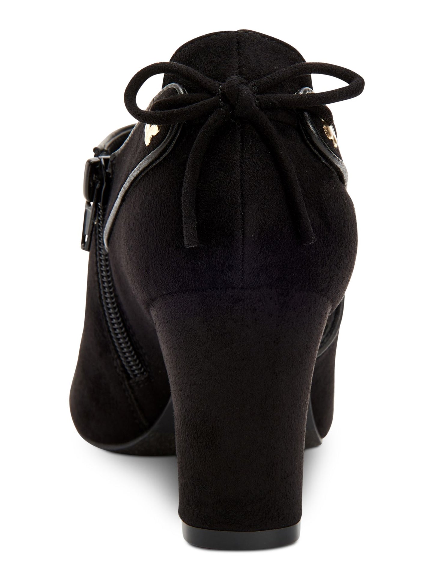 Charter Club Women's Hirah Tie-Back Peep Toe Heels Black Size 7 M