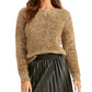 RACHEL Rachel Roy Women's Delia Ruched-Sleeve Sweater Gold XL