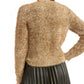 RACHEL Rachel Roy Women's Delia Ruched-Sleeve Sweater Gold XL