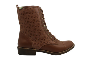 Bebe Women's Olsen Leather Closed Toe Mid Calf Fashion Boots Brown Size 10 M